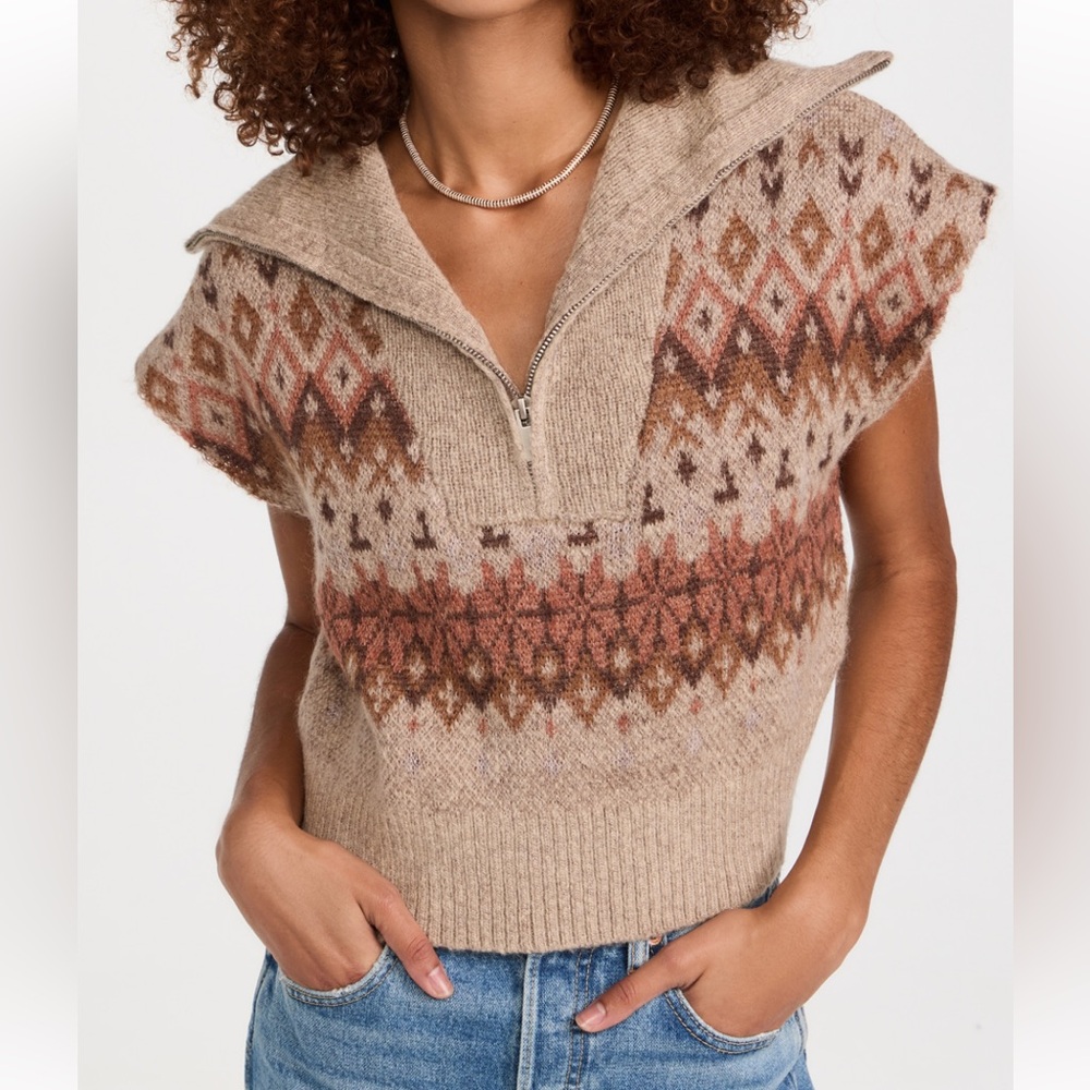 Chufy zip knit vest
